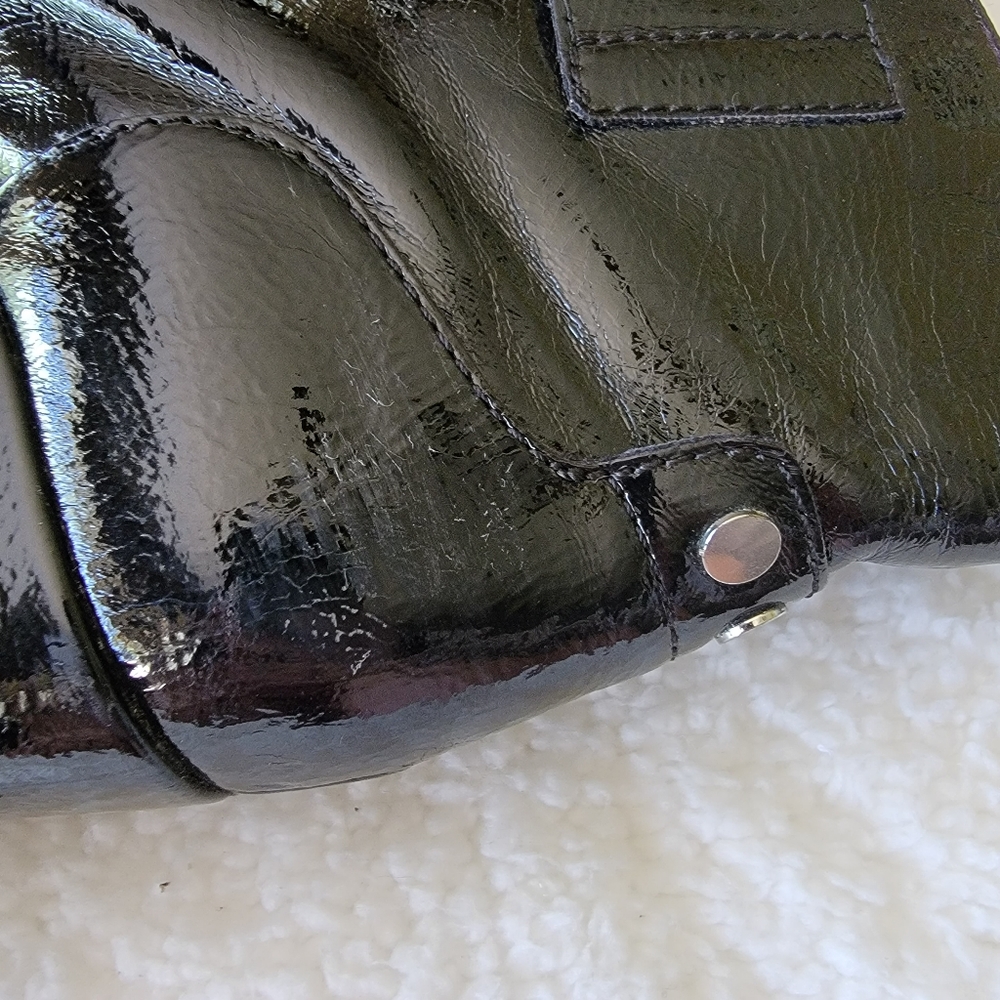 Dolce Vita Black Leather Heeled Boot - Picture 4 of 13